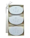 Carved Solutions Signature Spa Anchor 3-bar Soap Set