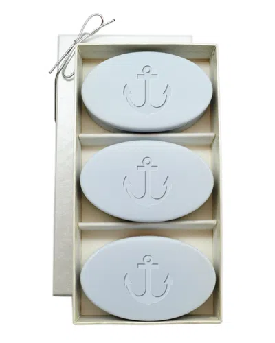 CARVED SOLUTIONS CARVED SOLUTIONS SIGNATURE SPA ANCHOR 3-BAR SOAP SET