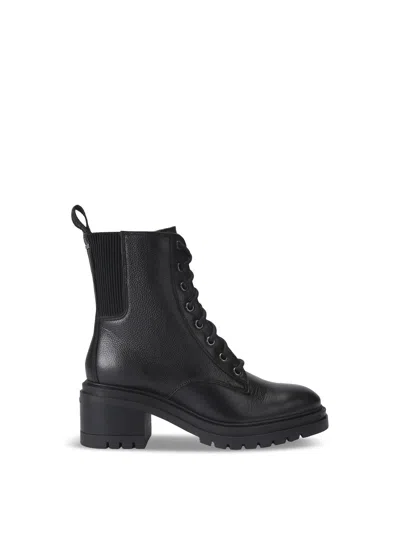 Carvela Champion Lace Up Ankle Boots In Black