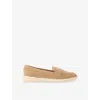 Carvela Comfort Womens Tan Fia Suede Loafers Eur 40 / 7 Uk
