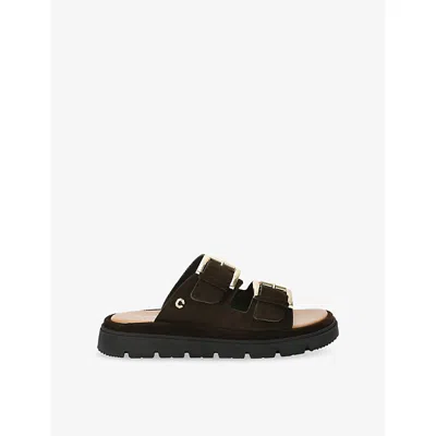 Carvela Comfort Womens Pavilion Suede Sandals Brown/oth Eur 39 / 6 Uk