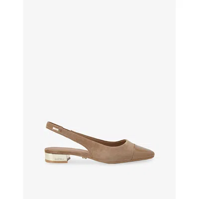Carvela Womens Beige Amelia Suede Courts Eur 39 / 6 Uk In Brown