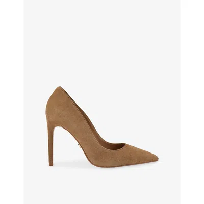 Carvela Womens Beige Eterno Suede Courts Eur 38/5 Uk In Brown