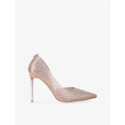 Carvela Womens  Positano Vinyl Heeled Courts In Metallic