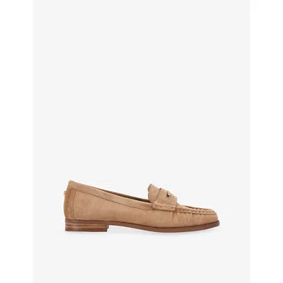 Carvela Womens Camel Avanti Suede Loafers Eur 42/ 9 Uk In Brown