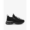 Carvela Womens Cosmic Bubble Threaded Low-top Trainers Blac In Black