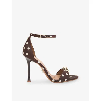 Carvela Womens Brown/oth Incanto Woven Heeled Sandals Eur 38/5 Uk
