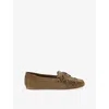 Carvela Womens Camel Nila Suede Loafers Eur 40 / 7 Uk In Brown