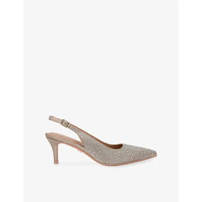 Carvela Womens  Positano Gem Woven Slingback Heels In Multi