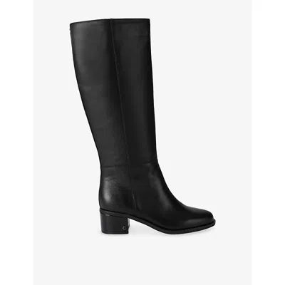 Carvela Womens Contino High-leg Leather Boots Black Eur 39 / 6 Uk