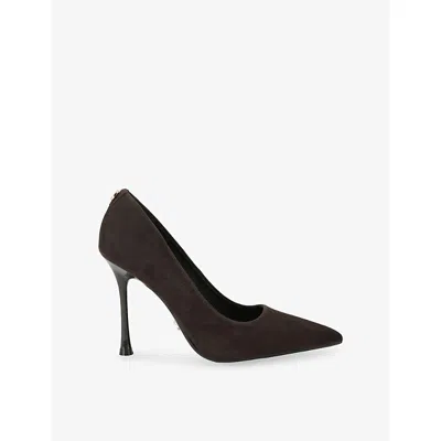 Carvela Womens Dark Brown Incanto Suede Courts Eur 39 / 6 Uk In Multi