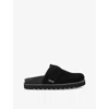 Carvela Womens  Dazzle Embellished-trim Suede Mules In Black