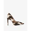 Carvela Womens Mult/other Eterno Heeled Leather Courts Eur 37 / 4 Uk In Multi