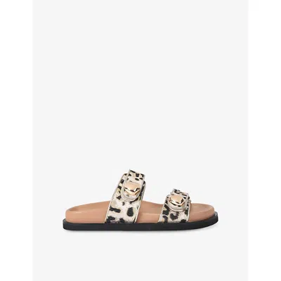 Carvela Womens  Sorano Woven Sandals In Animal Print