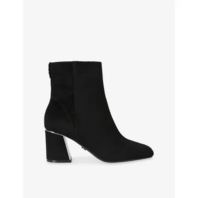 Carvela Womens Larino Faux Suede Ankle Boots Black Eur 38/5 Uk