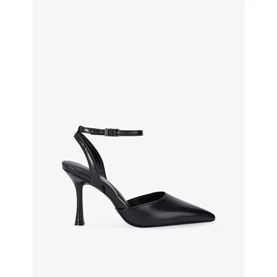 Carvela Womens Leoni Leather Sling-back Courts Black Eur 39 / 6 Uk