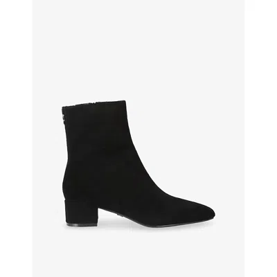 Carvela Womens Padova Suede Ankle Boots Black Eur 38/5 Uk