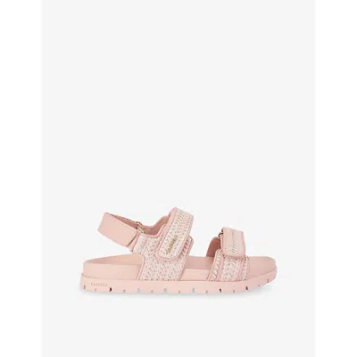 Carvela Womens  Sardinia Woven Sandals In Pale Pink