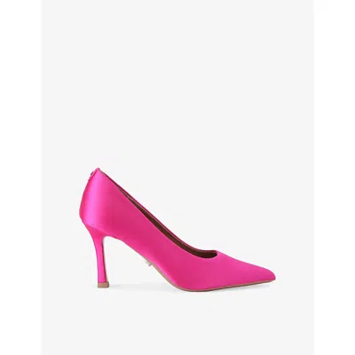 Carvela Womens  Corletta Satin Heeled Courts In Pink
