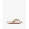 CARVELA WOMENS CARVELA RIVIERA JEWEL EMBELLISHED WOVEN SANDALS