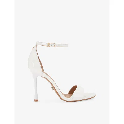 Carvela Womens White Incanto Faux-leather Heeled Sandals Eur 39 / 6 Uk