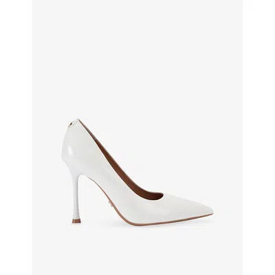 Carvela Womens White Incanto Faux-leather Pumps Eur 38/5 Uk