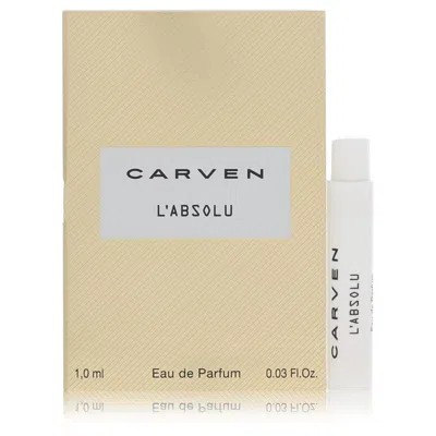 Carven 3pcs Perfume Gift Sets -  L'absolu By  Vial 0.03 oz For Women In Transparent