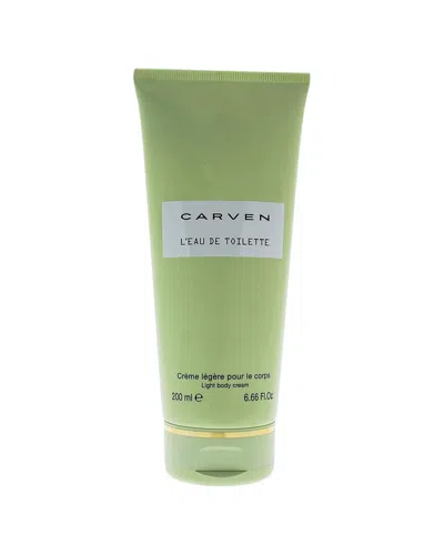Carven 6.6oz L'eau De Toilette Light Body Cream In Transparent