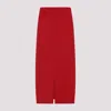 Carven Acetate Midi Skirt Women In Red