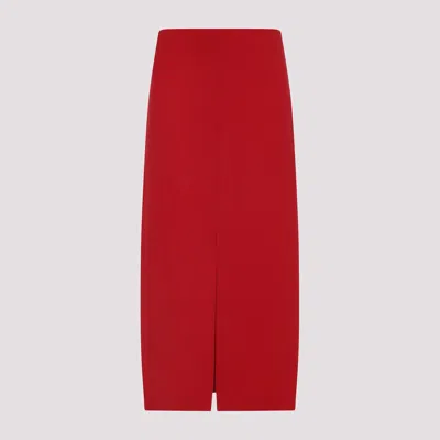 CARVEN ACETATE MIDI SKIRT