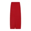 Carven Acetate Midi Skirt Women In Red