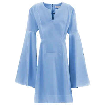 Carven "babydoll" Dress In Blue