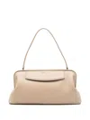 Carven Neutral Tote Bags In Metallic