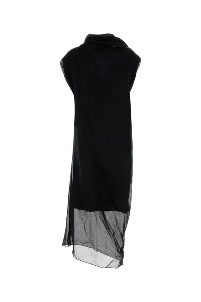 CARVEN CARVEN BLACK COTTON DRESS