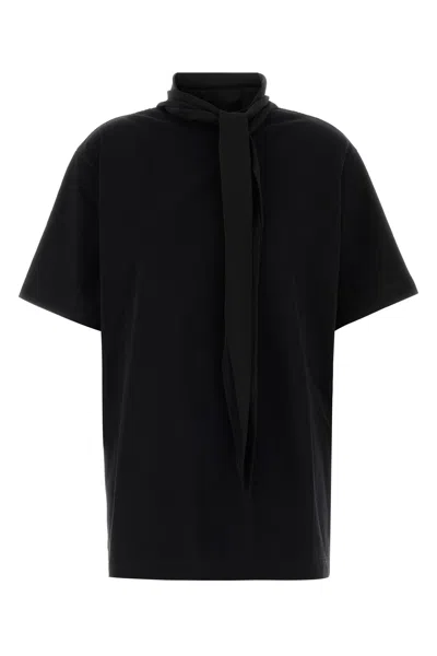 Carven Black Cotton Oversize T-shirt