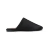 Carven Black Sandals With Soft Polyester Upper In Black