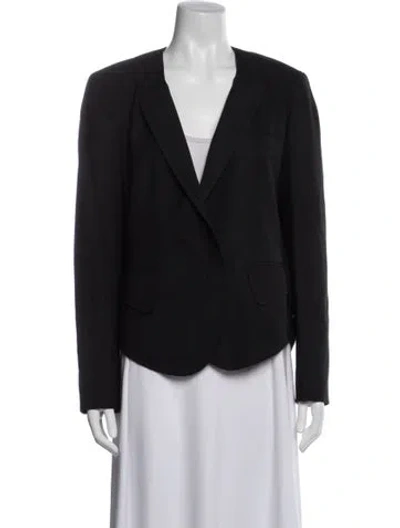Pre-owned Carven Blazer In Black