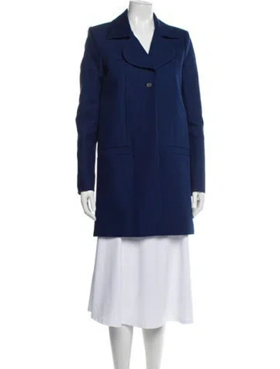 Pre-owned Carven Blazer In Blue