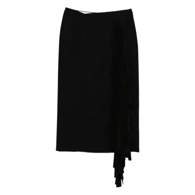 Carven Blue Skirts - Straight Skirts Women In Black