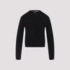 Carven Silk Button-up Sweater With Round Neckline