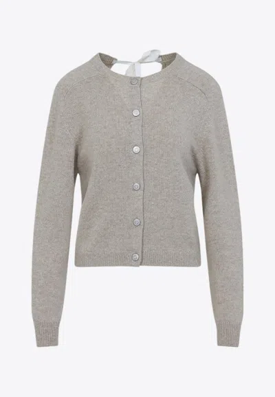 CARVEN CASHMERE KNIT CARDIGAN