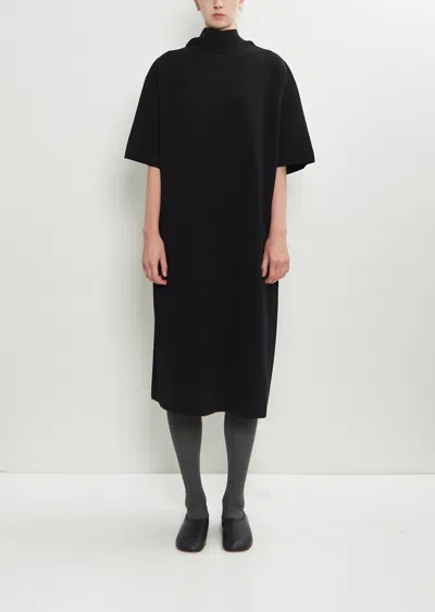 Carven Cashmere Scarf Dress In Black