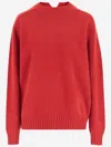 Carven Cashmere Sweater In Red