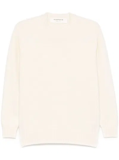 Carven Cashmere Sweater In Neutrals