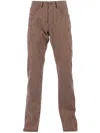 Carven Checked Trouser In Brown