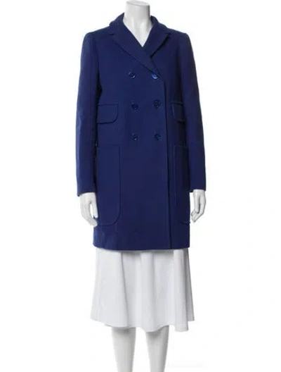 Pre-owned Carven Coat In Blue