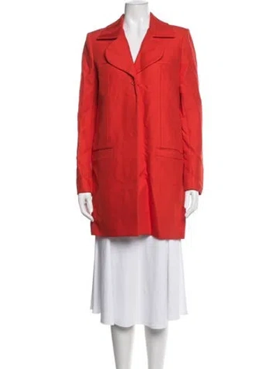 Pre-owned Carven Coat In Red
