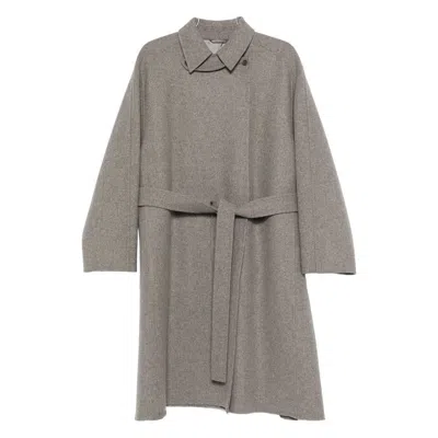 Carven Coats In Gray