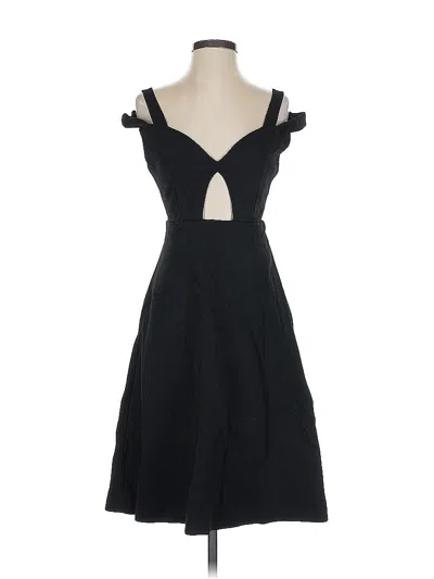 Pre-owned Carven Cocktail Dress In Black
