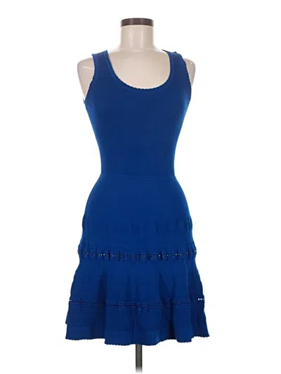 Pre-owned Carven Cocktail Dress In Blue